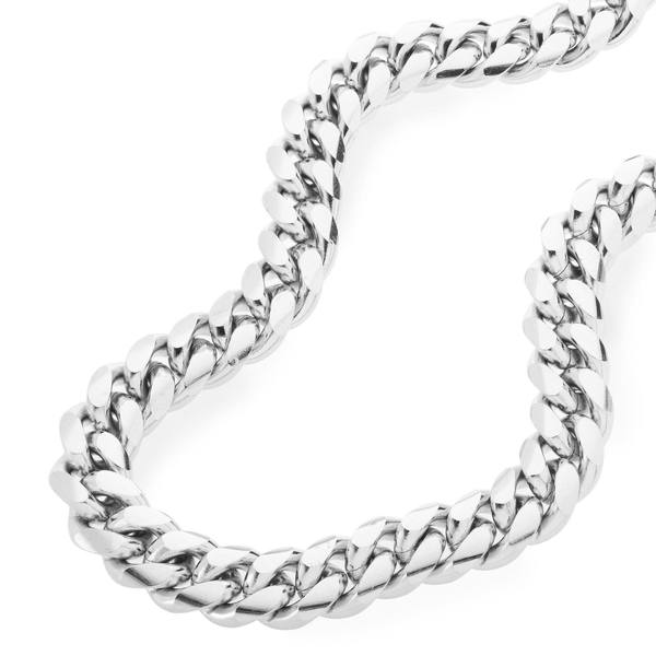 12mm Stainless Steel Miami Cuban Chain