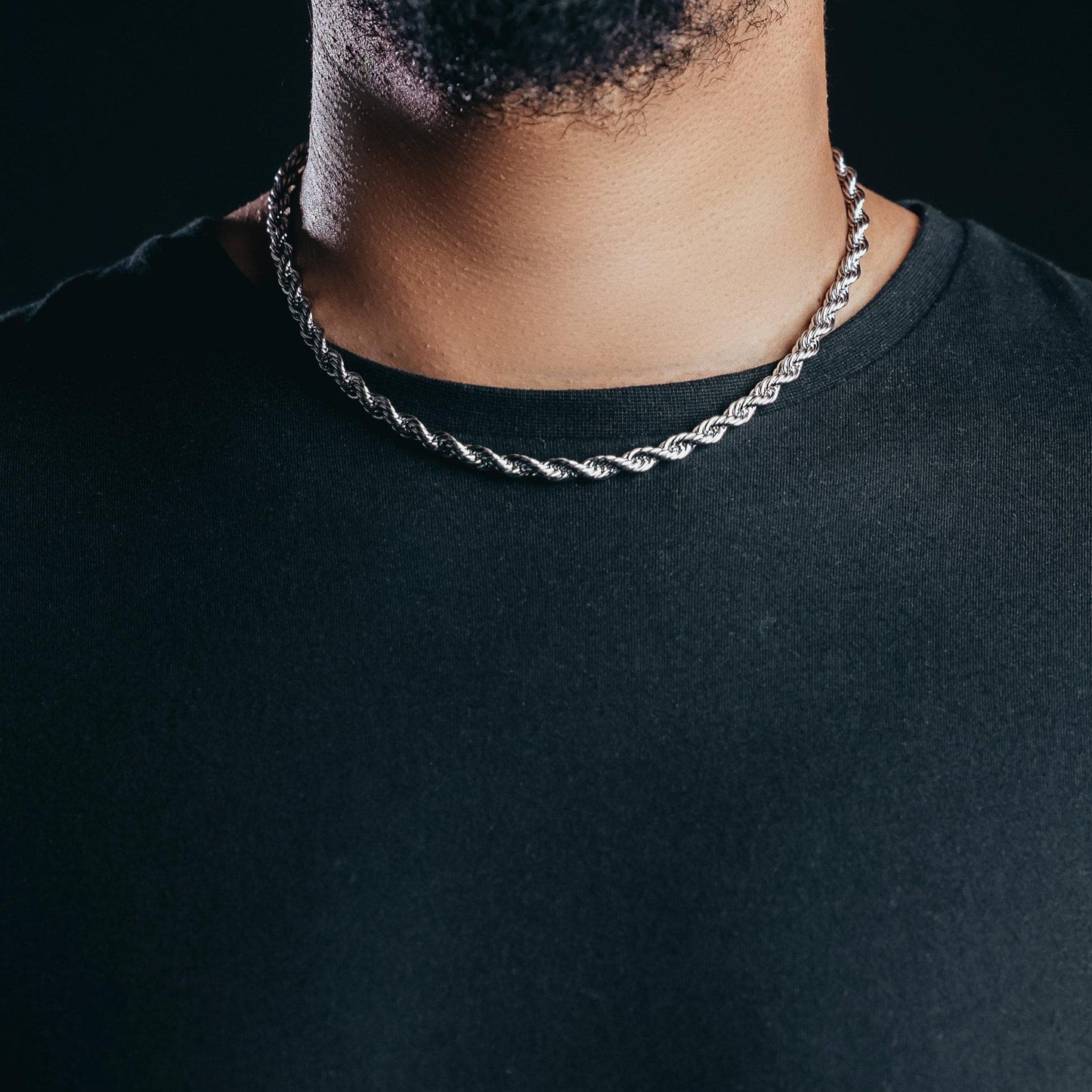 Chaîne de corde Dookie en acier inoxydable de 6 mm