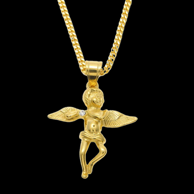 Baby Angel with Diamond in hand