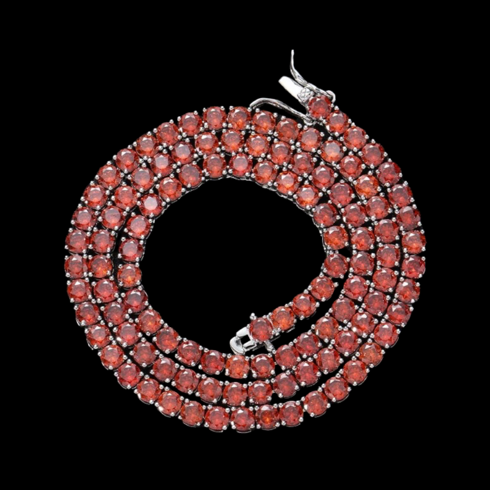 Ruby red | Tennis Chain