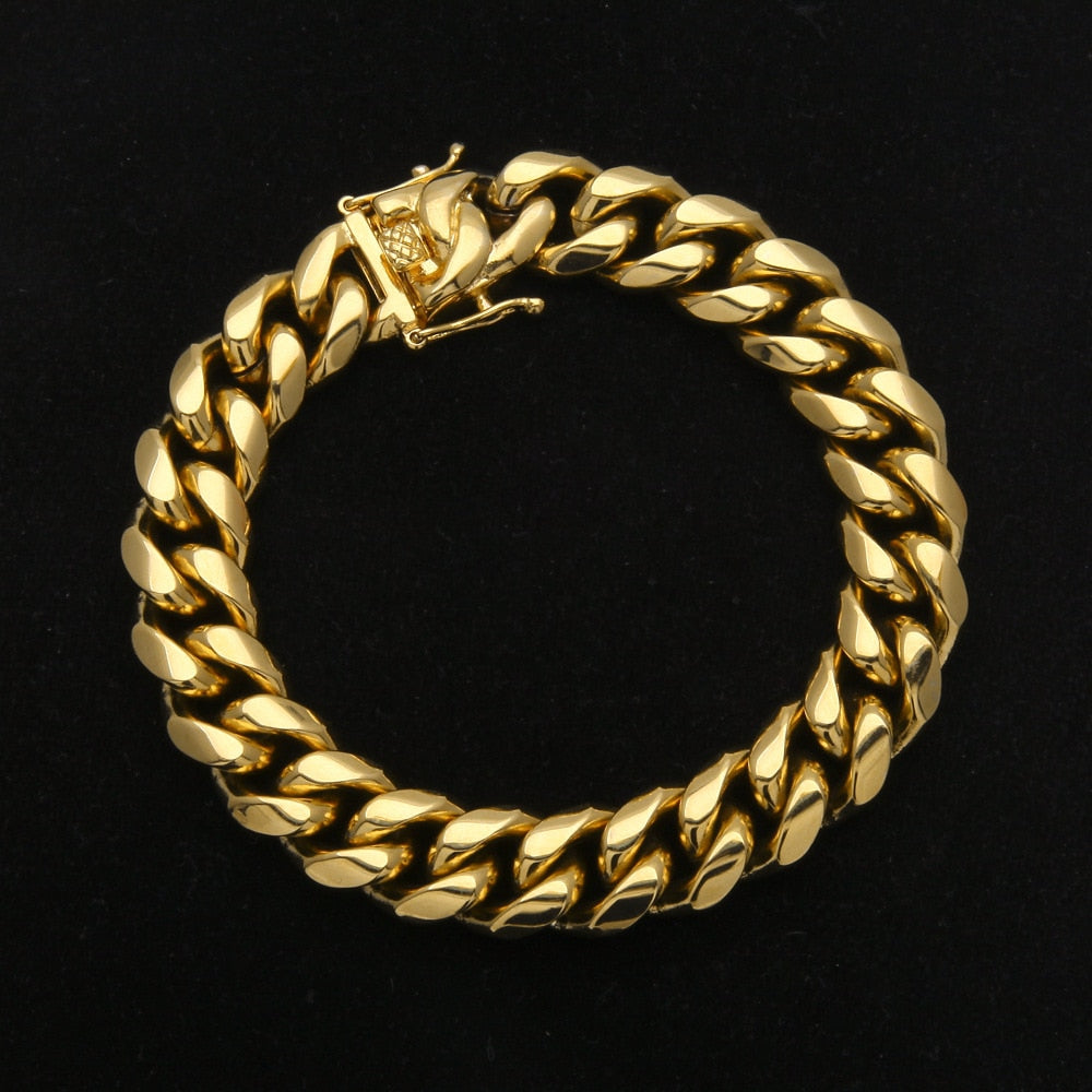 12mm Miami Cuban Bracelet