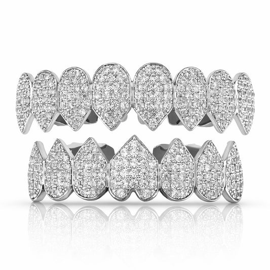 Premium ICED OUT Shark Grillz Set
