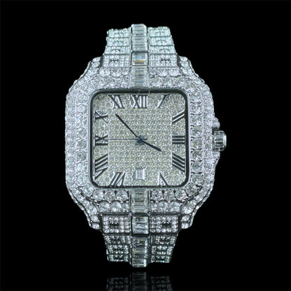 King Square Roman 42mm – Fully Iced Watch