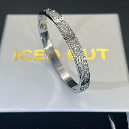 Iced Bangle Bracelet