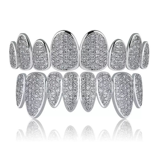 8/8 Rounded Pavé ICED Grillz Set