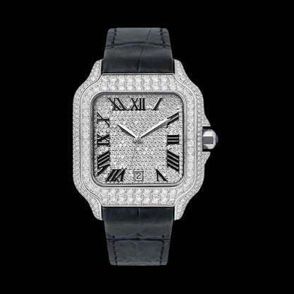 King Square Imperial 40mm – Moissanite Horloge
