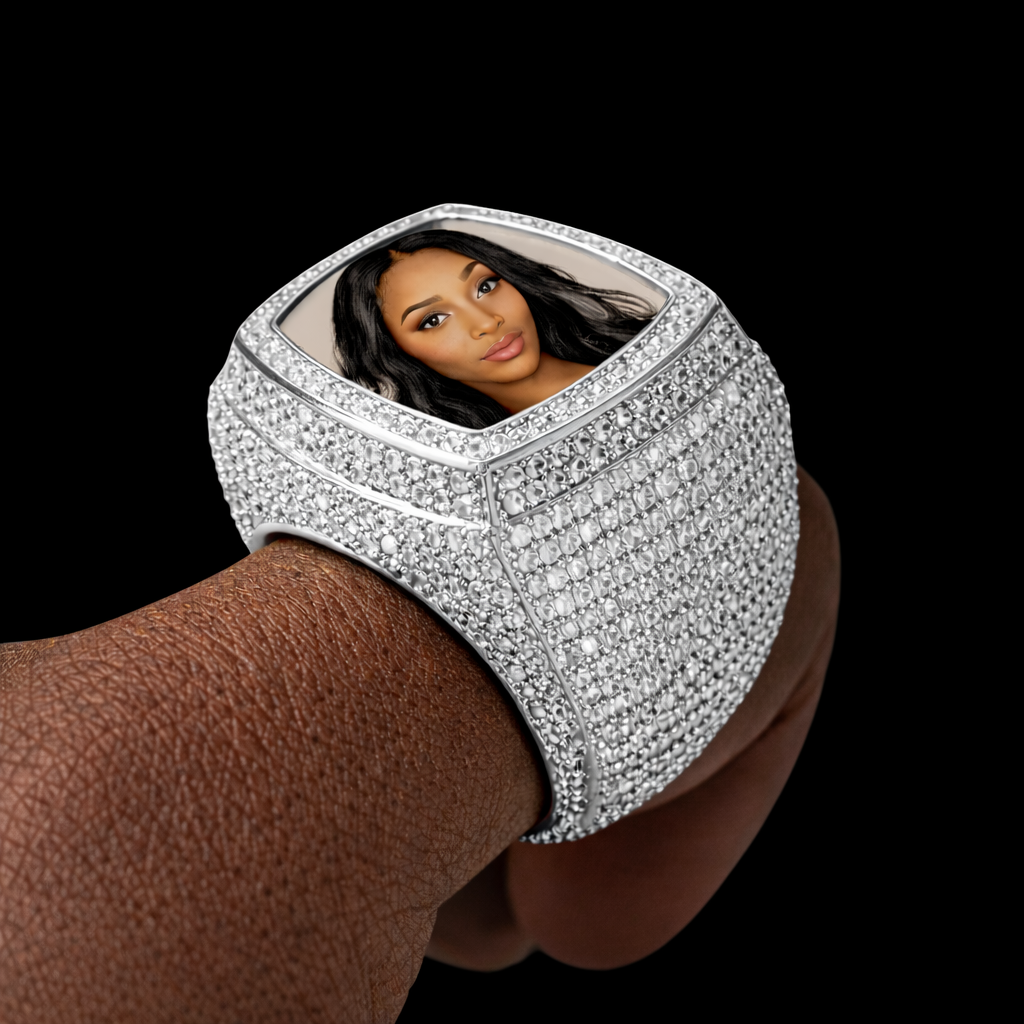 Gepersonaliseerde Diamanten Fotoring