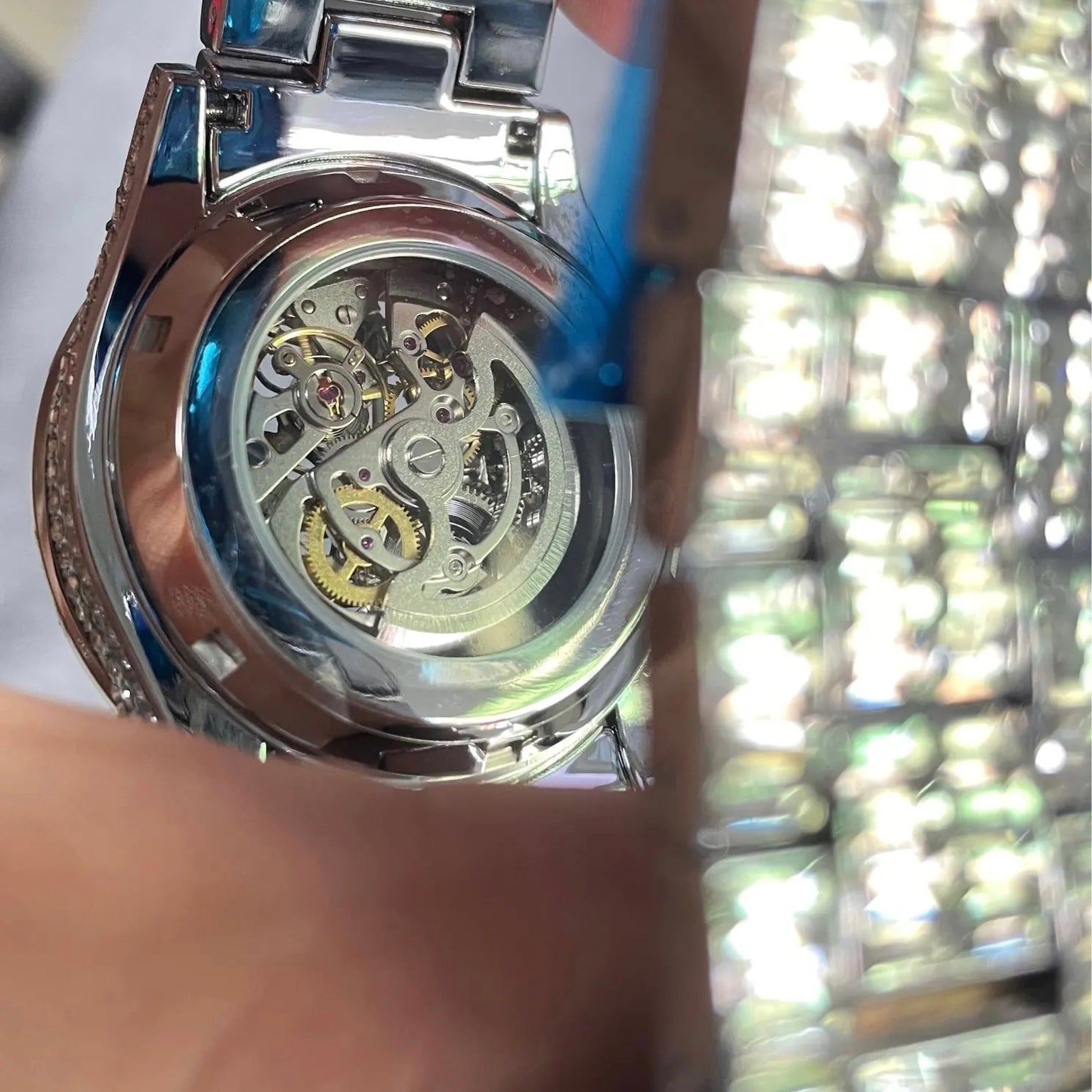 Baguette Diamanten Automatische Rollie Horloge