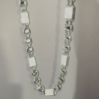 14mm White Gold Magnum King Chain