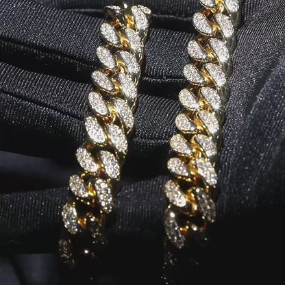 Iced Miami Cuban Ketting — Signature — 12mm