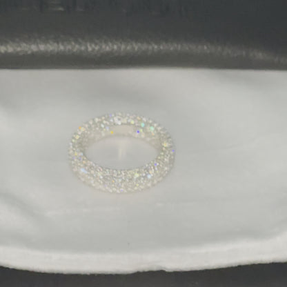 Sterling Silver Fully Iced Out Ring
