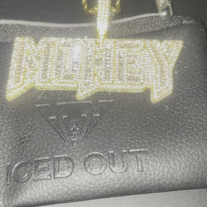 Gold Plated Money Pendant