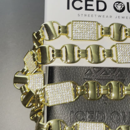 14mm Gold Plated Magnum Koningsketting