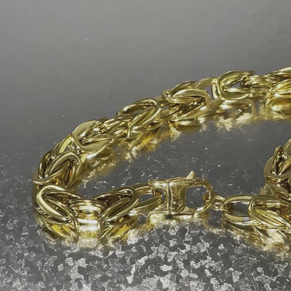 10mm Luxe Gold Plated Koningsketting