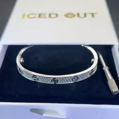 Iced Bangle Bracelet