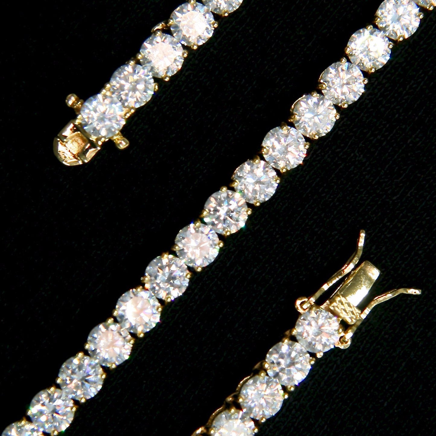 BRACELET TENNIS PLAQUÉ OR 5MM