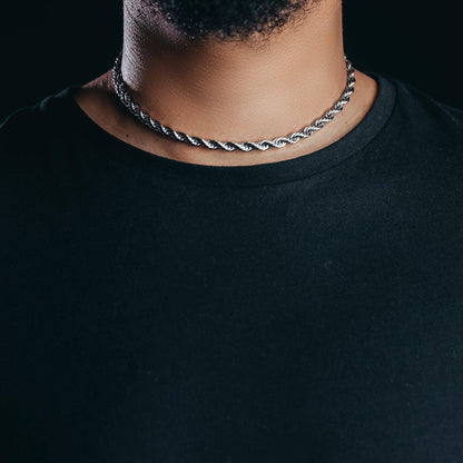 Chaîne de corde Dookie en acier inoxydable de 6 mm