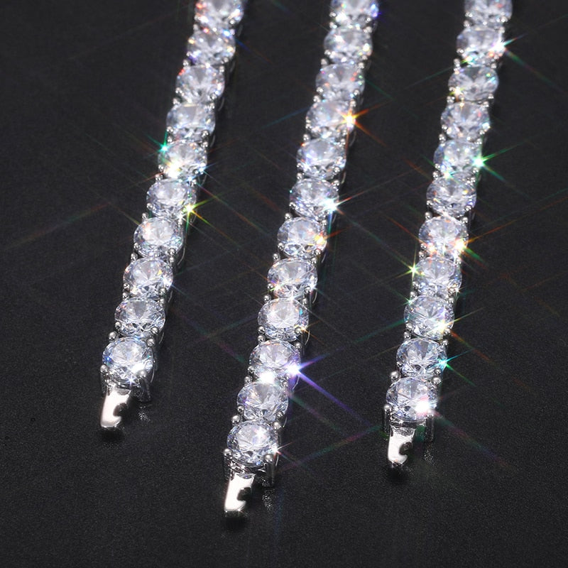 Bracelet tennis diamant Moissanite personnalisé