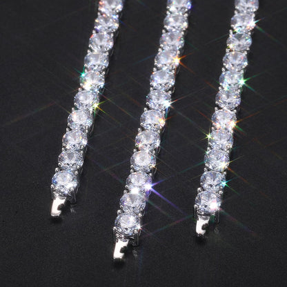 Bracelet tennis diamant Moissanite personnalisé