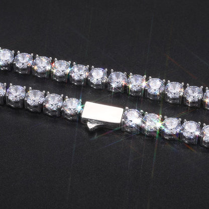 Bracelet tennis diamant Moissanite personnalisé