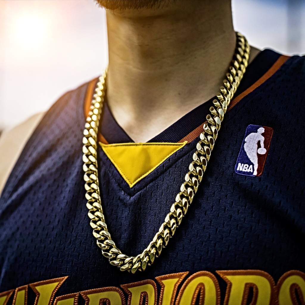 14mm Gold Plated Iced-Lock Miami Cuban