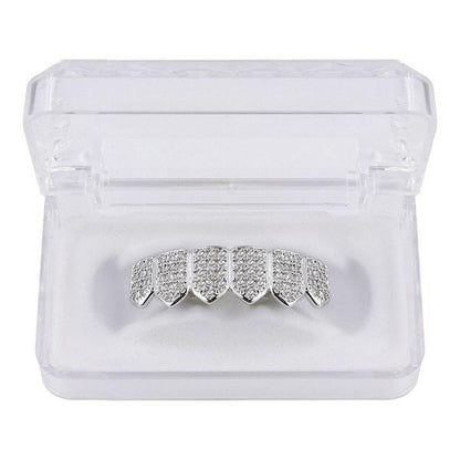 6-Tooth ICED OUT Royal Lower Grillz