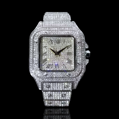 King Square 40mm – Fully Iced Horloge