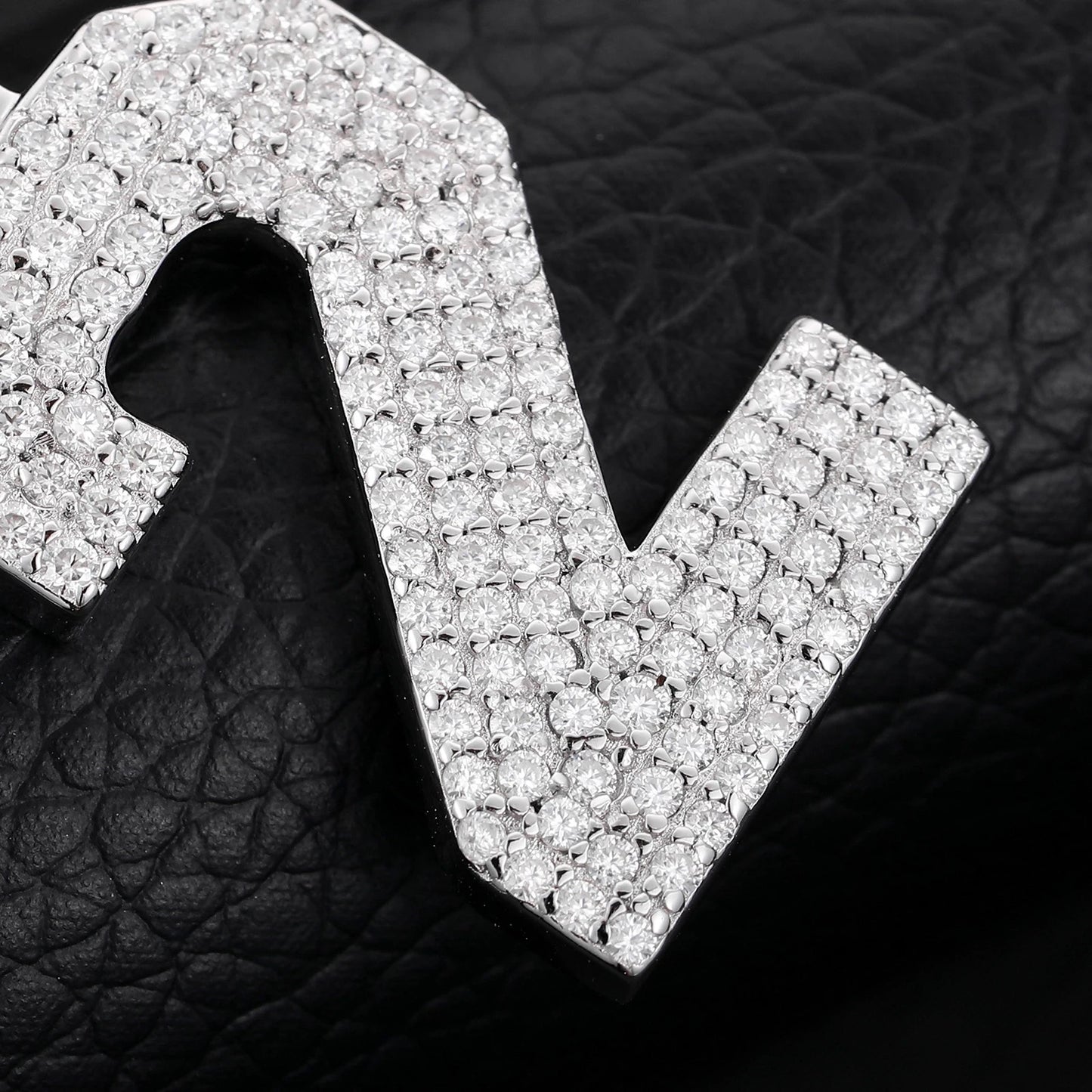 Pendentif diamant Moissanite en argent