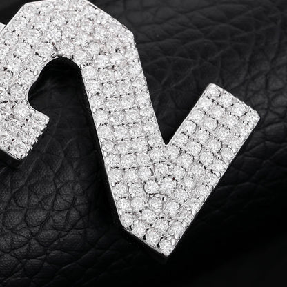 Pendentif diamant Moissanite en argent