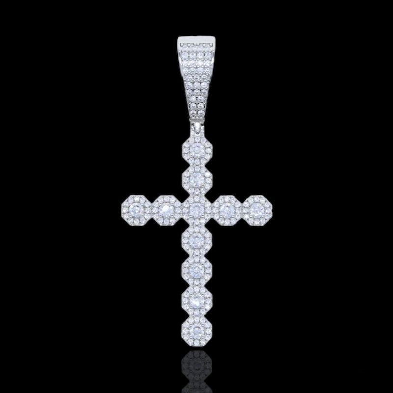 Clustered Cross Pendant