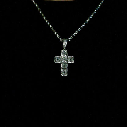 Baguette Diamond Cross Pendant