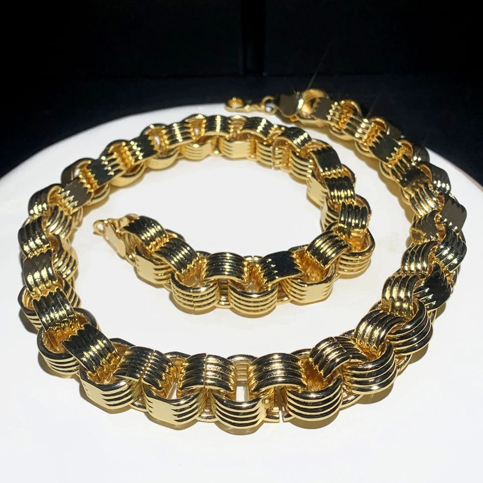 Chaîne à maillons Rolo de 15 mm