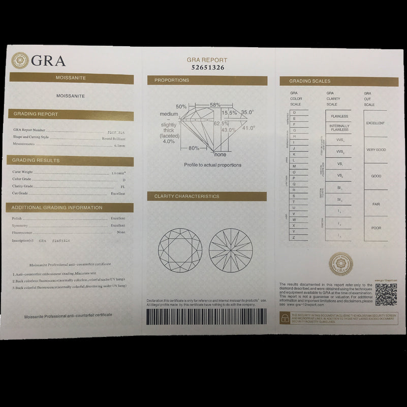 Boucles d'oreilles diamant Moissanite en argent