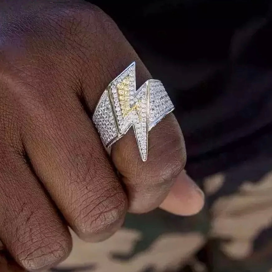 Bicolor Lightning Ring