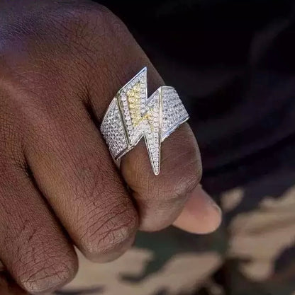 Bicolor Lightning Ring