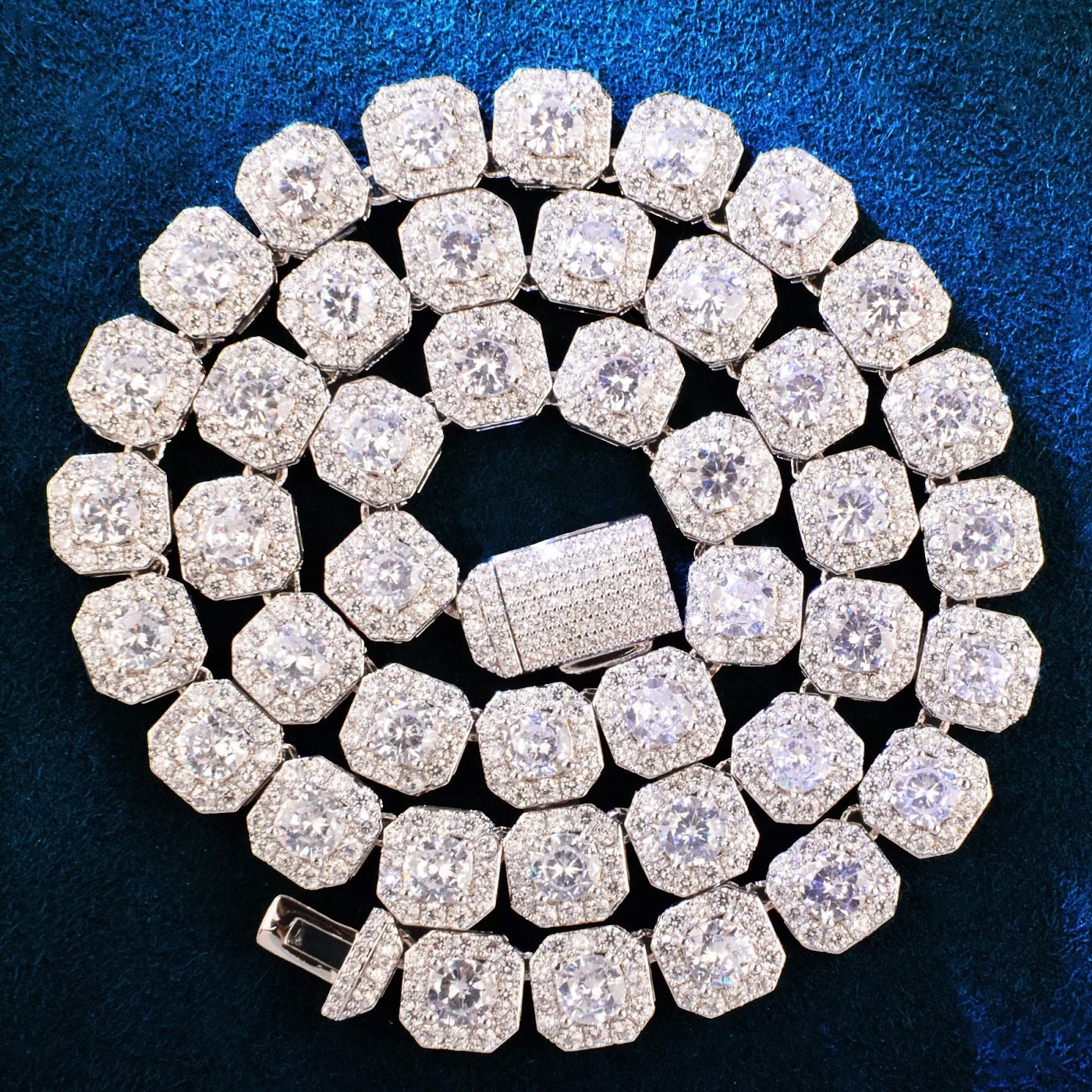 Chaîne de tennis groupée Ultra Iced Out de 10 mm