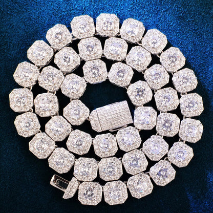 Chaîne de tennis groupée Ultra Iced Out de 10 mm