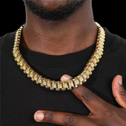 14MM Gold Plated Rollie Chain