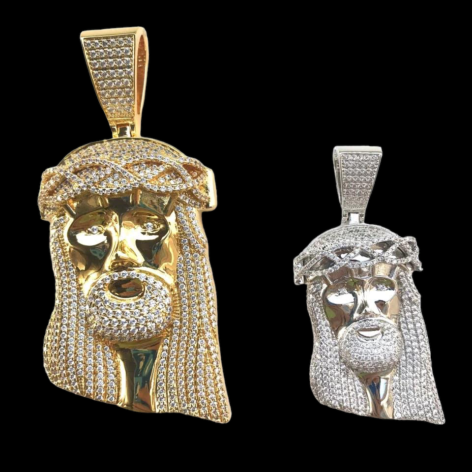 Jesus Pendant + Cuban Chain