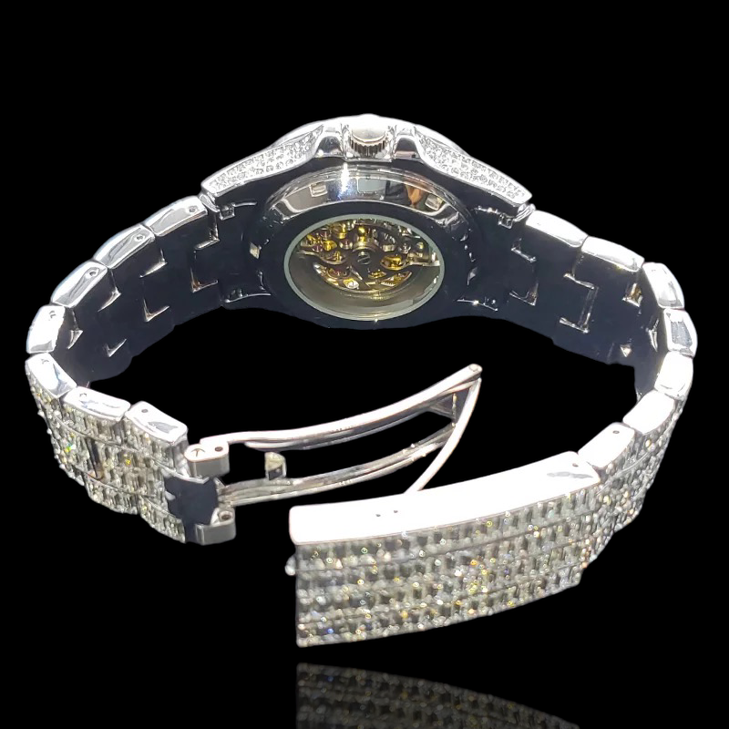 Baguette Diamanten Automatische Rollie Horloge