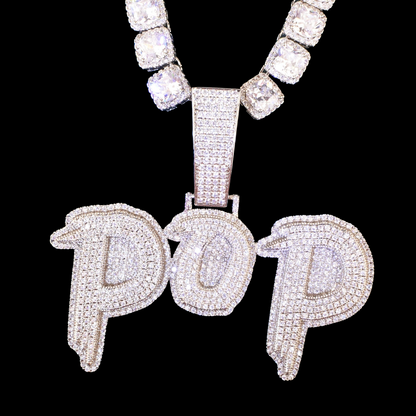 Cintre de nom de contour gras personnalisé