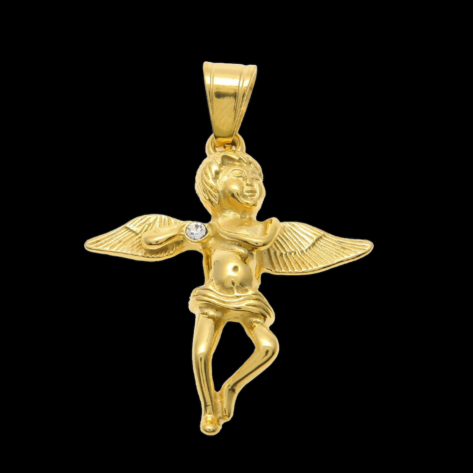 Baby Angel with Diamond in hand