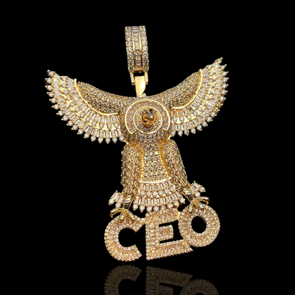 Pendentif CEO Plaqué Or Avec Aigle