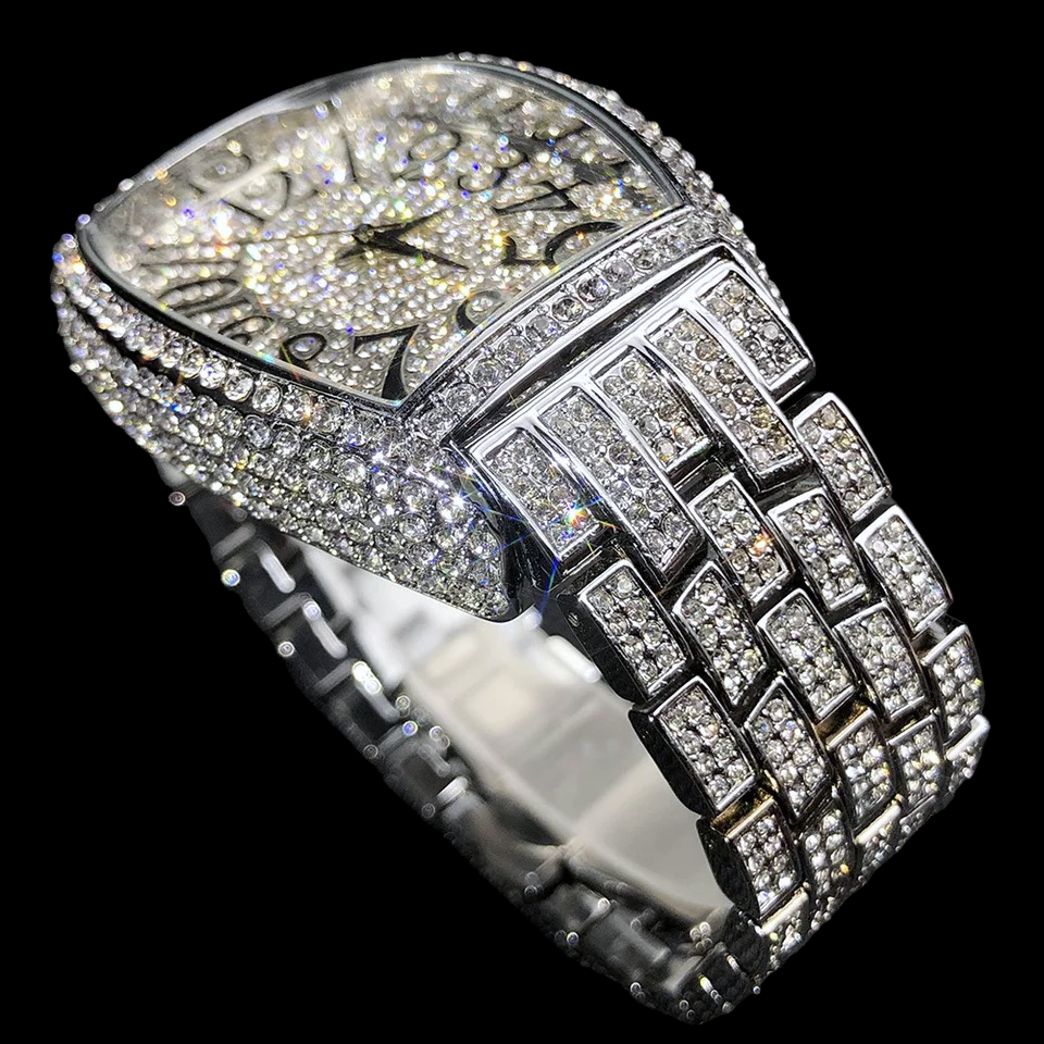 Crazy Hours 44mm – Fully Iced Watch