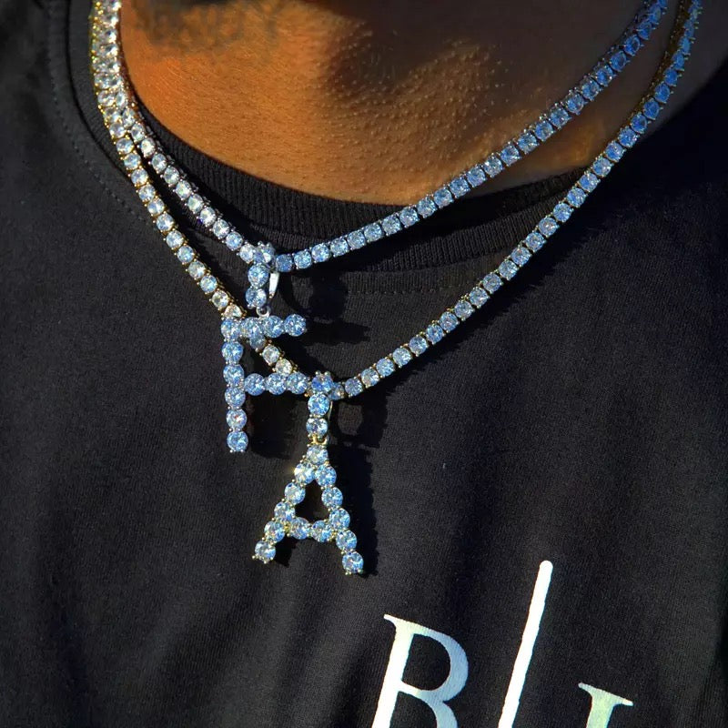 Diamond Letter pendant