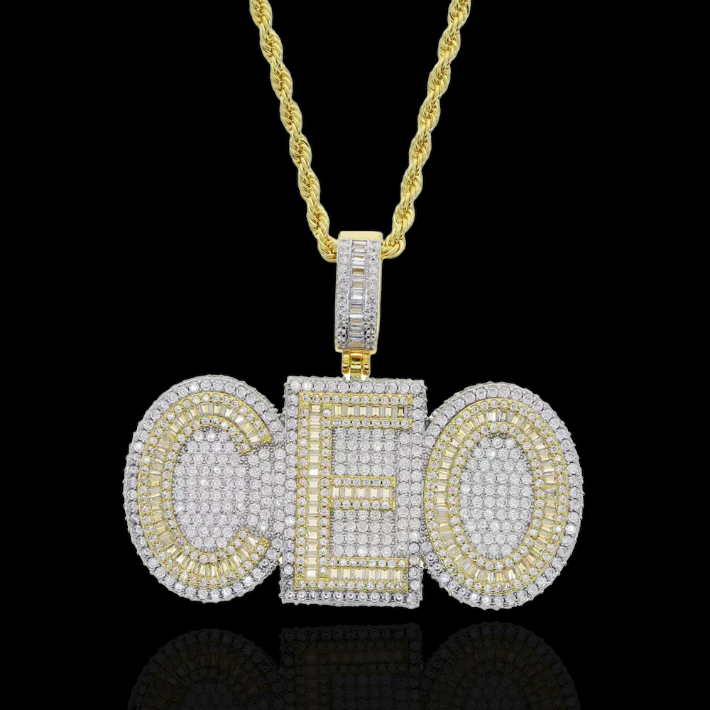 Pendentif CEO bicolore