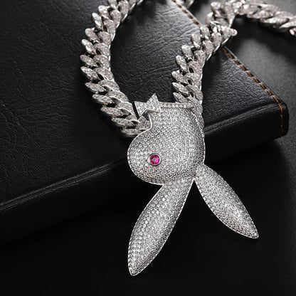 Miami Cuban x Bunny Customized ketting