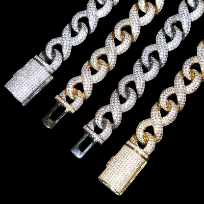 Diamond Infinity Cuban Link Chain