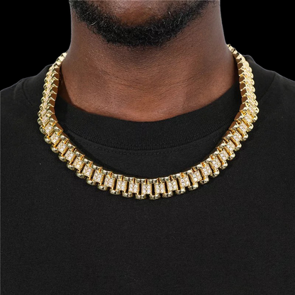14MM Gold Plated Rollie Chain