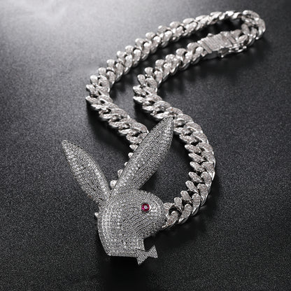 Miami Cuban x Bunny Customized ketting